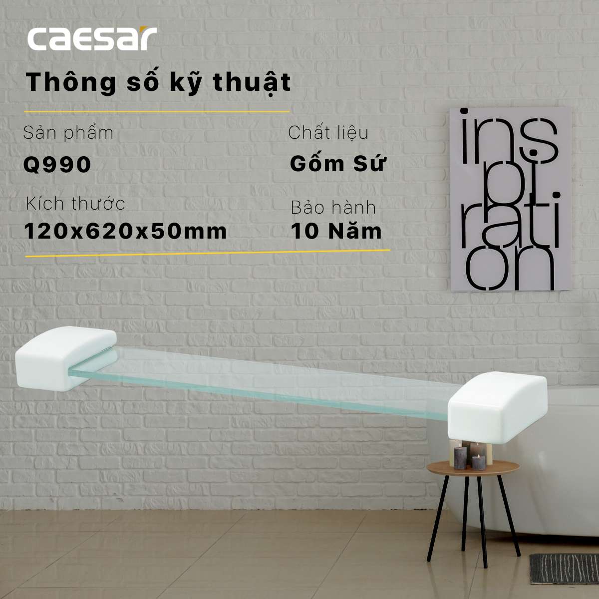 Kệ kính Caesar Q990