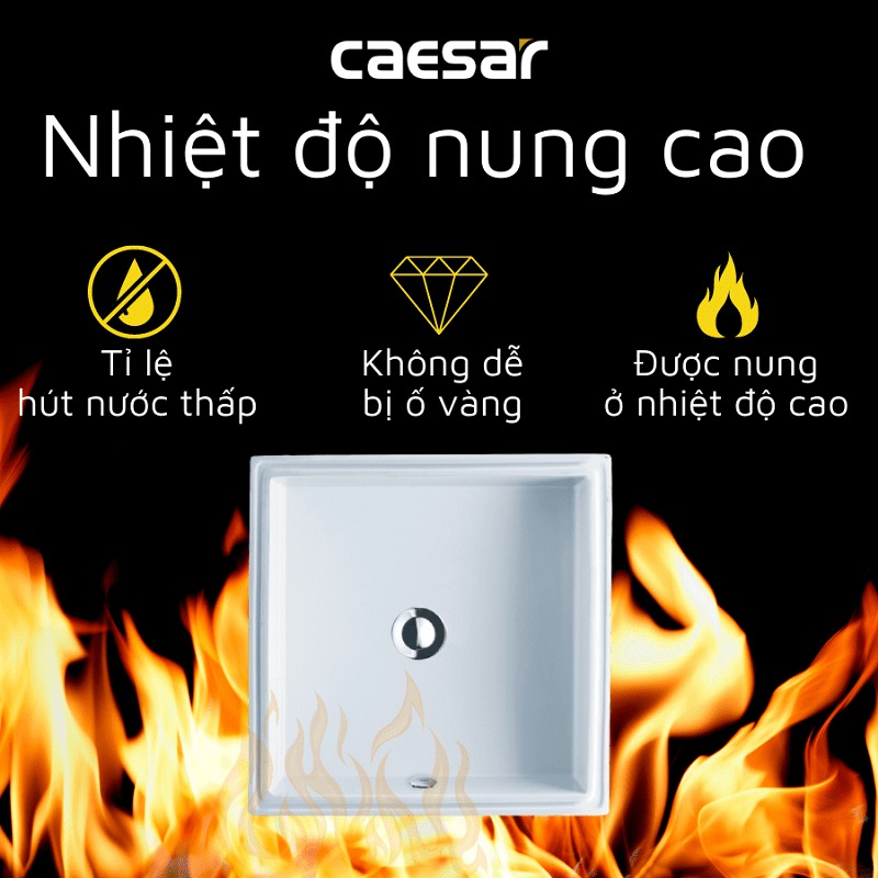 Chậu rửa mặt lavabo âm bàn Caesar LF5127
