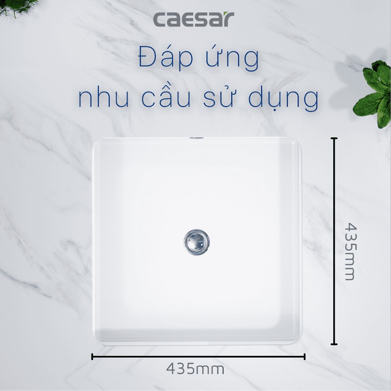 Chậu rửa mặt lavabo âm bàn Caesar LF5127