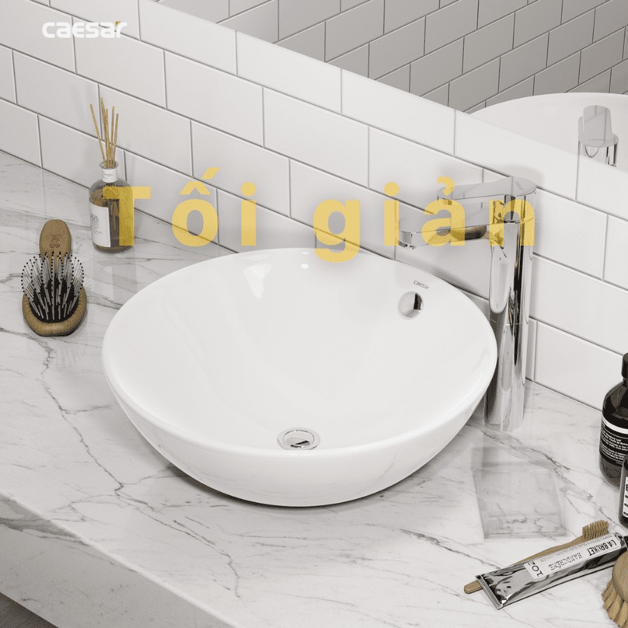 Chậu lavabo đặt bàn Caesar L5215