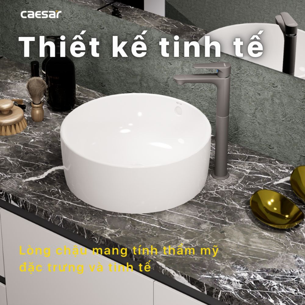 Chậu lavabo đặt bàn Caesar L5225