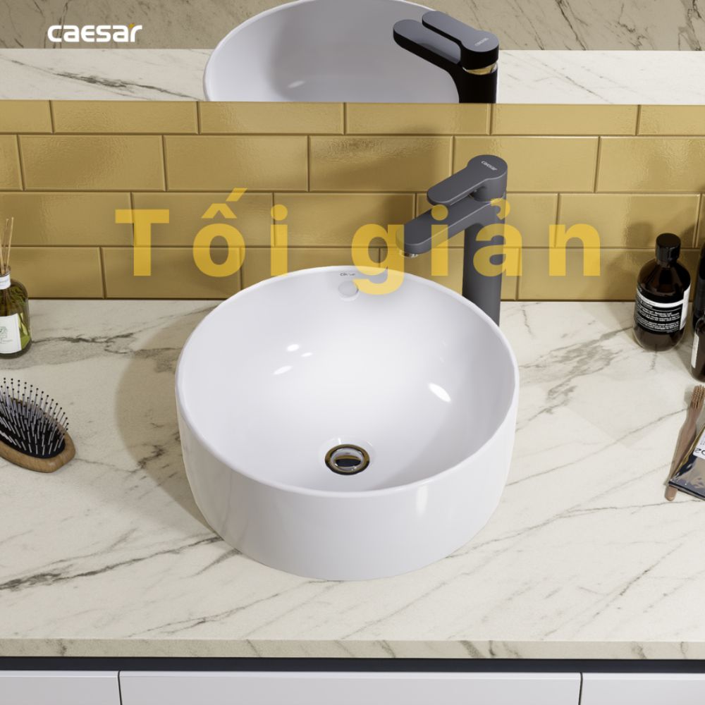 Chậu lavabo đặt bàn Caesar L5225