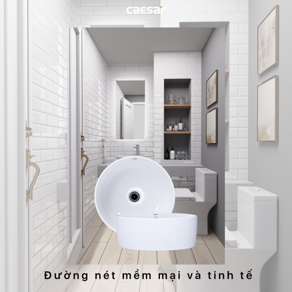 Chậu lavabo đặt bàn Caesar L5225