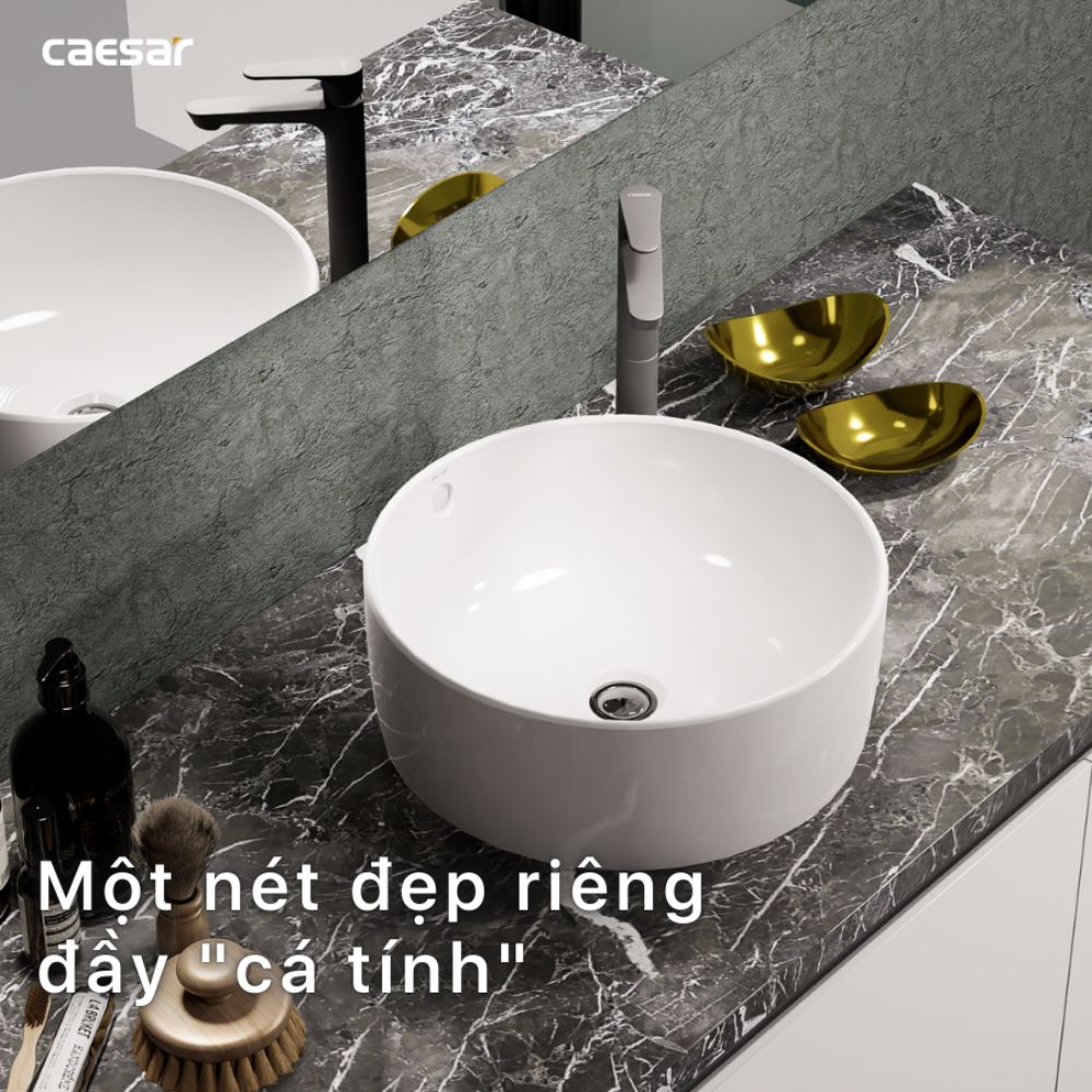 Chậu lavabo đặt bàn Caesar L5225