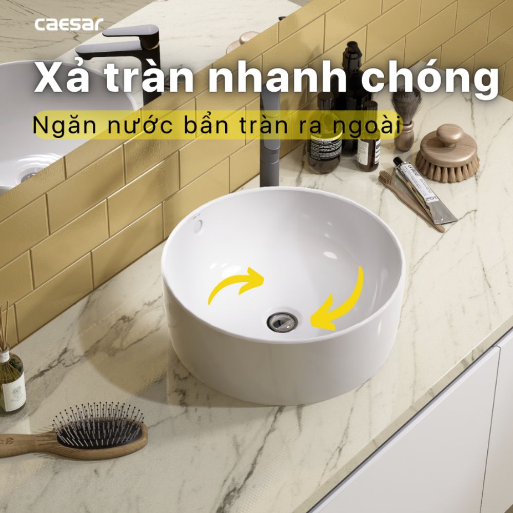 Chậu lavabo đặt bàn Caesar L5225