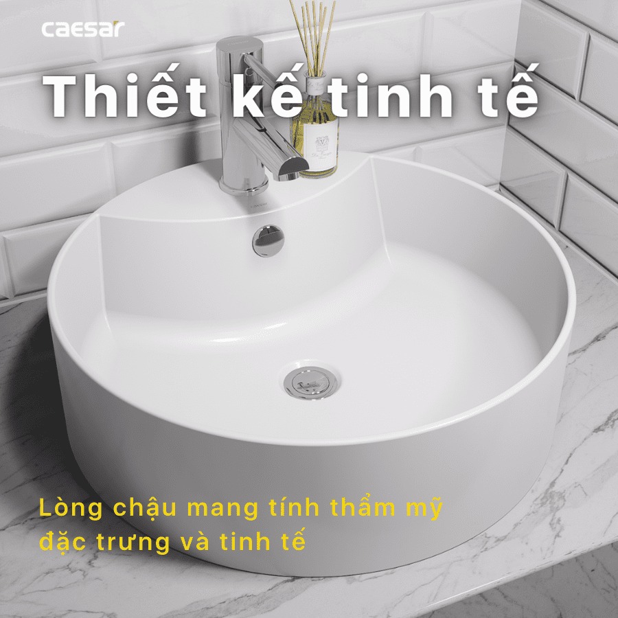 Chậu lavabo đặt bàn Caesar LF5240