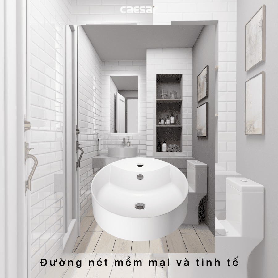 Chậu lavabo đặt bàn Caesar LF5240
