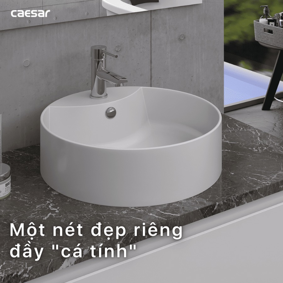 Chậu lavabo đặt bàn Caesar LF5240