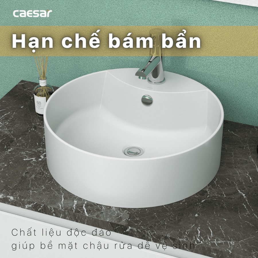 Chậu lavabo đặt bàn Caesar LF5240
