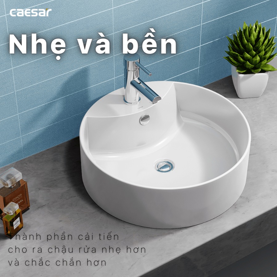 Chậu lavabo đặt bàn Caesar LF5240