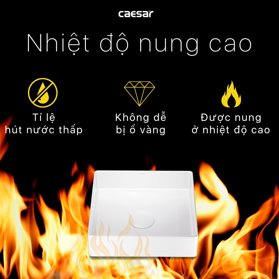 Chậu lavabo đặt bàn Caesar LF5252
