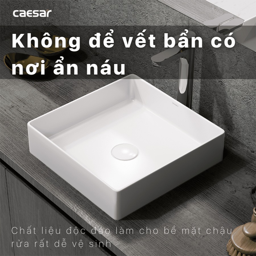Chậu lavabo đặt bàn Caesar LF5252