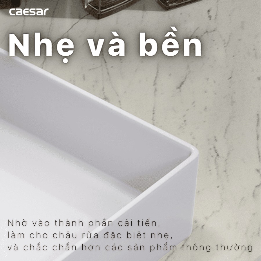 Chậu lavabo đặt bàn Caesar LF5252