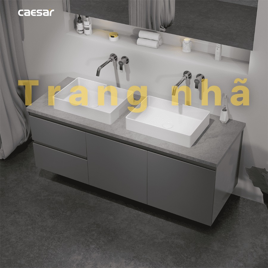 Chậu lavabo đặt bàn Caesar LF5254