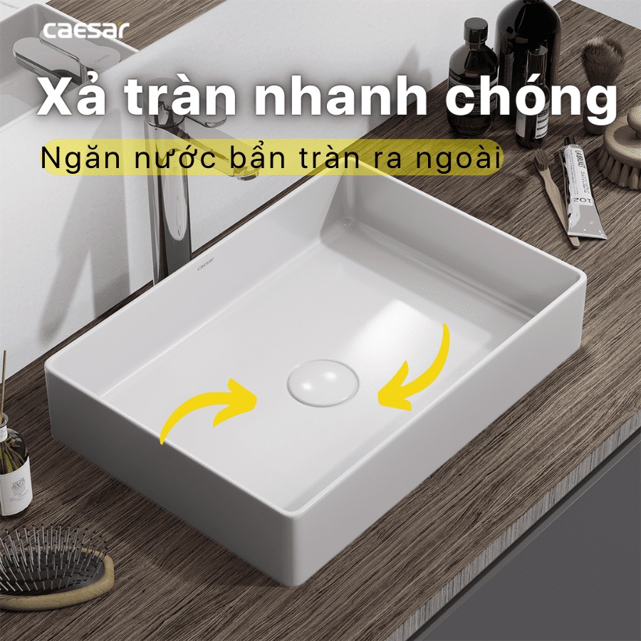 Chậu lavabo đặt bàn Caesar LF5254