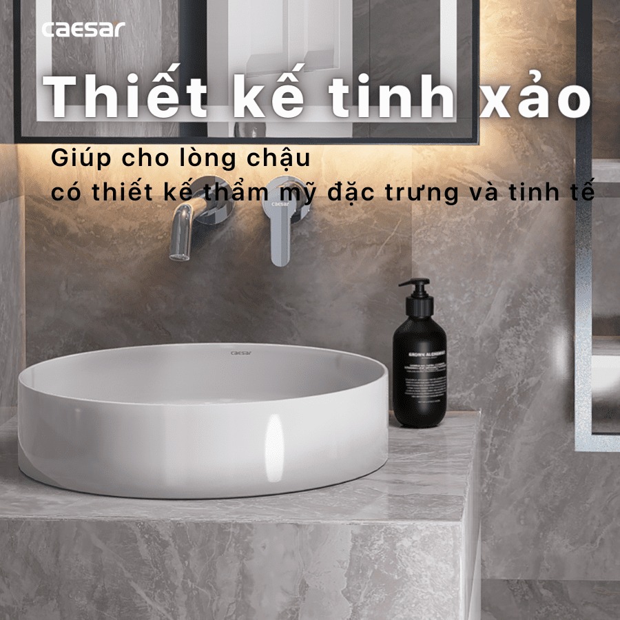 Chậu lavabo đặt bàn Caesar LF5258