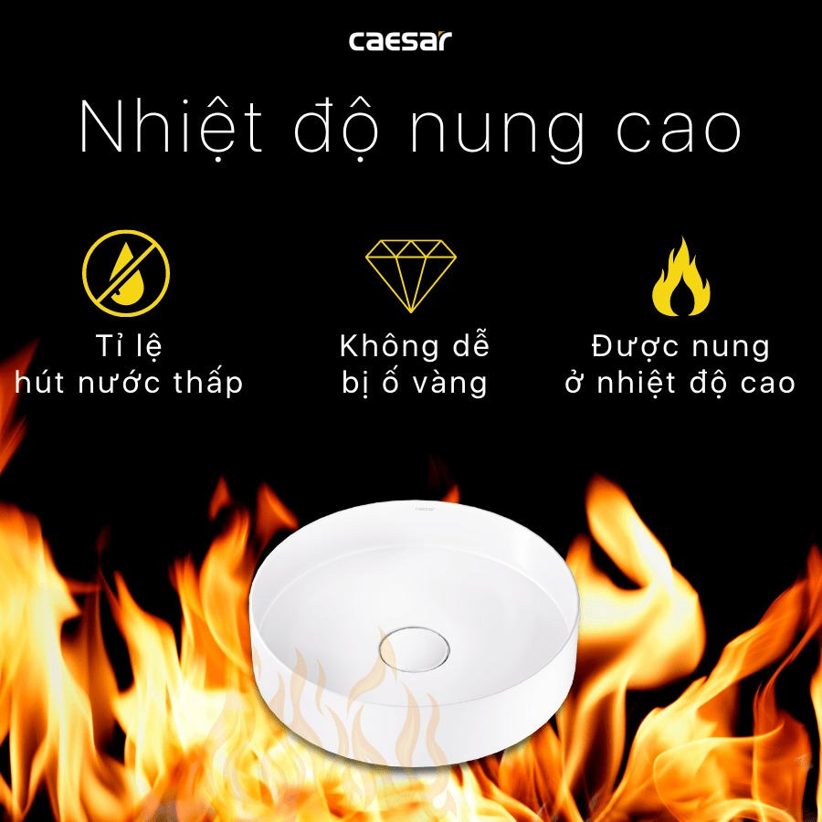 Chậu lavabo đặt bàn Caesar LF5258