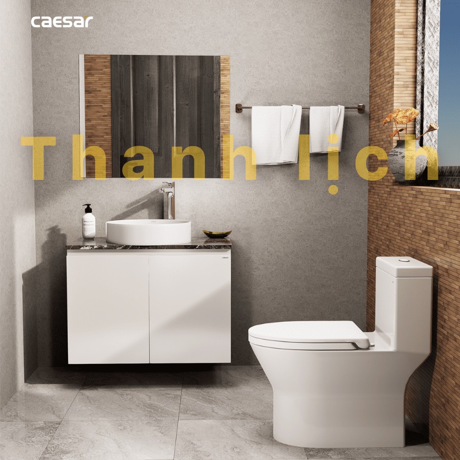 Chậu lavabo đặt bàn Caesar LF5258