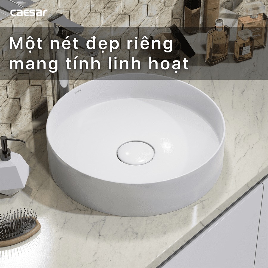 Chậu lavabo đặt bàn Caesar LF5258
