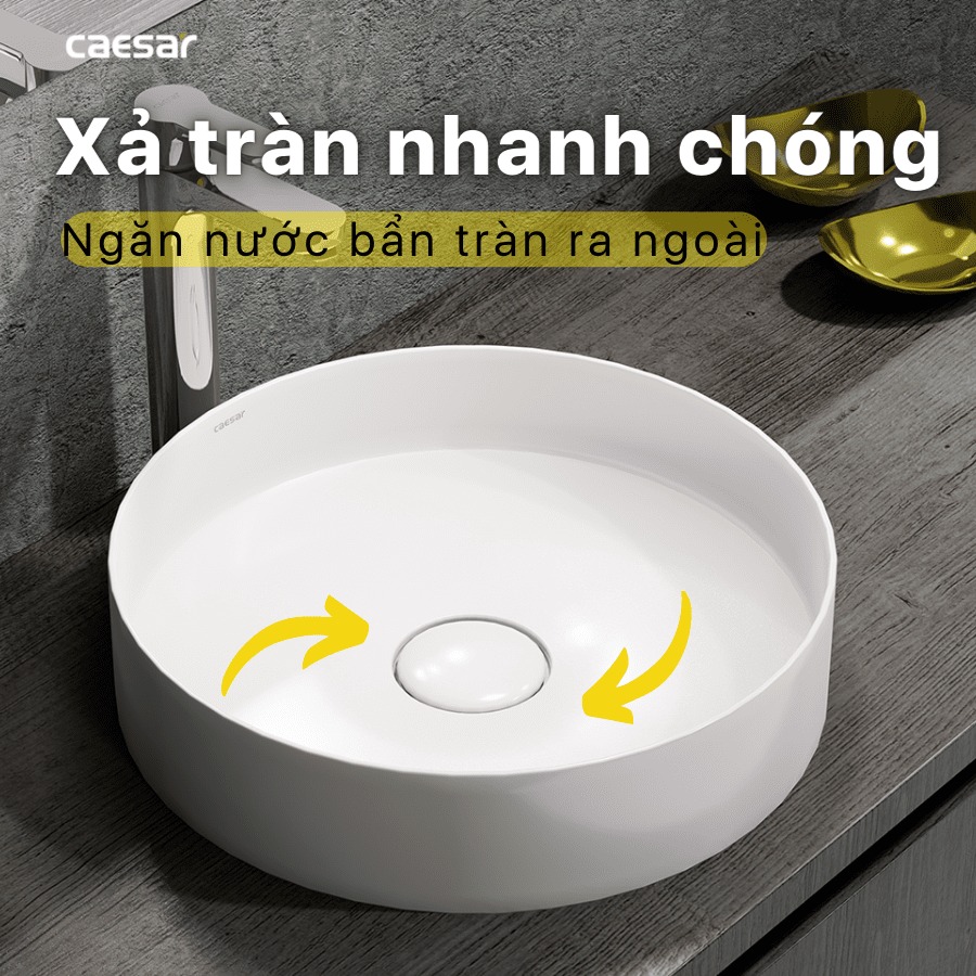 Chậu lavabo đặt bàn Caesar LF5258