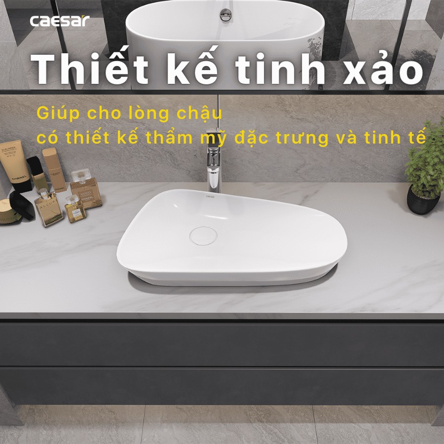 Chậu lavabo đặt bàn Caesar LF5260