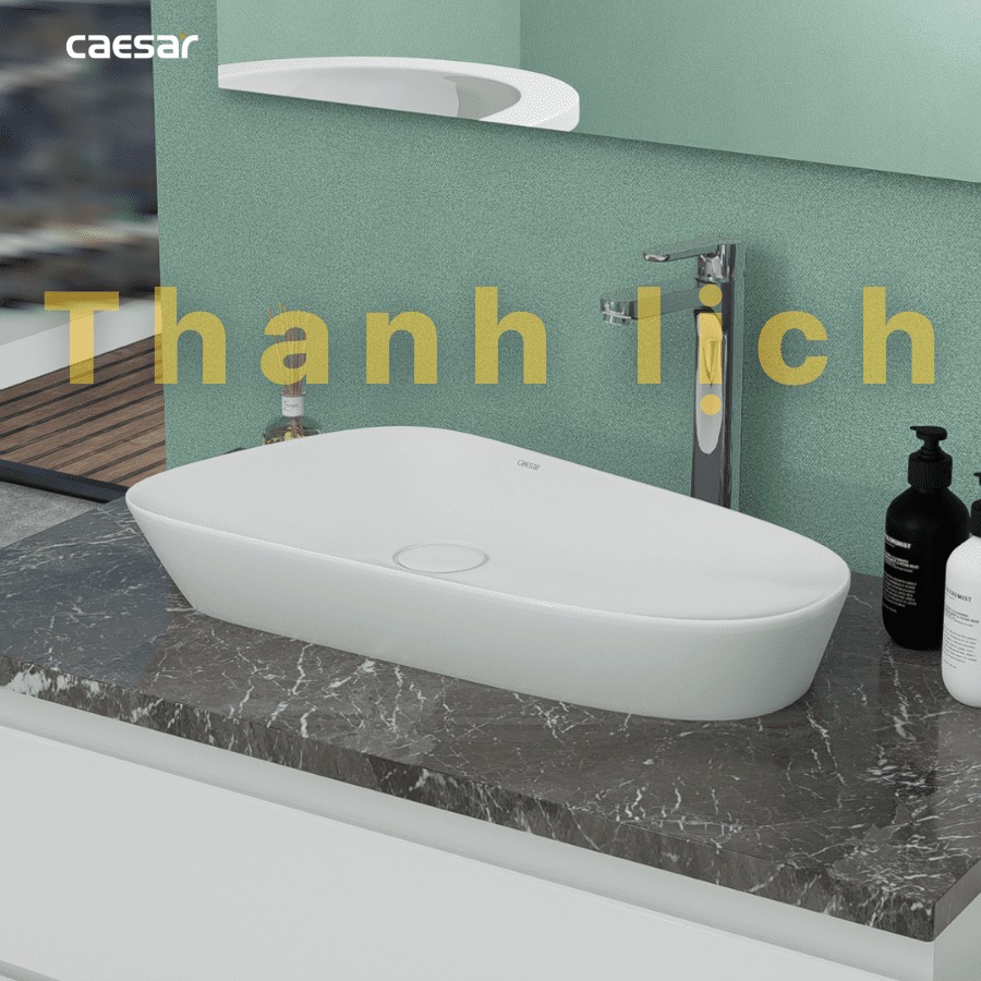 Chậu lavabo đặt bàn Caesar LF5260