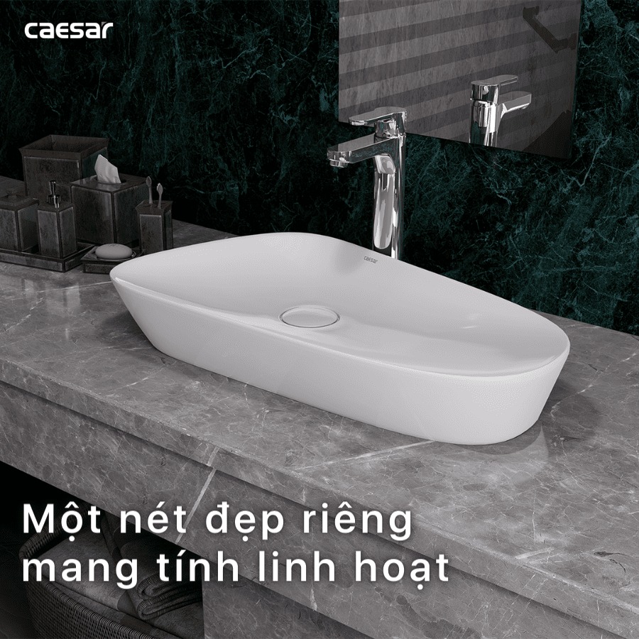 Chậu lavabo đặt bàn Caesar LF5260