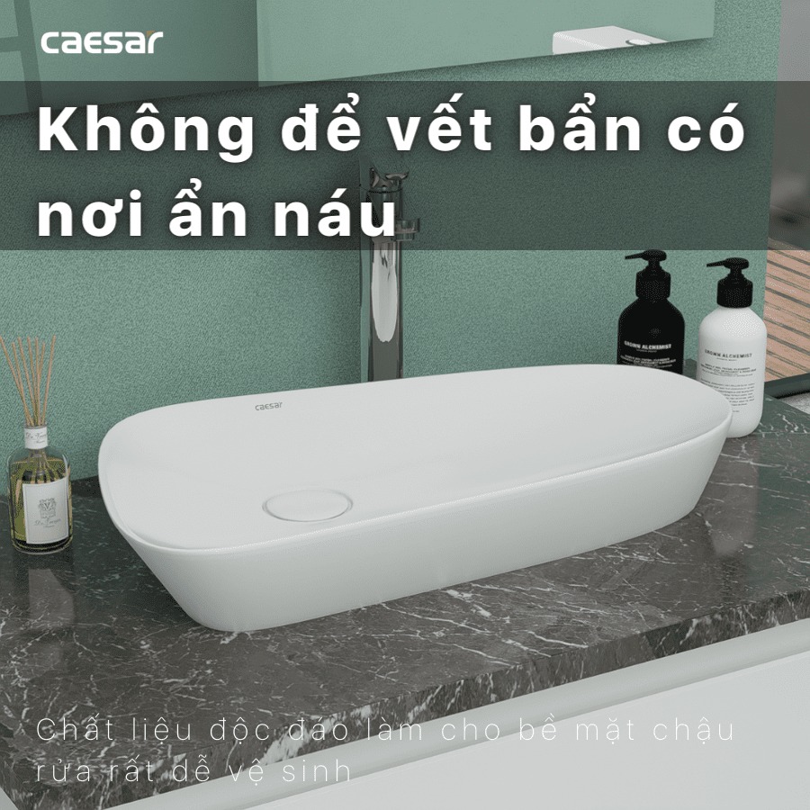 Chậu lavabo đặt bàn Caesar LF5260