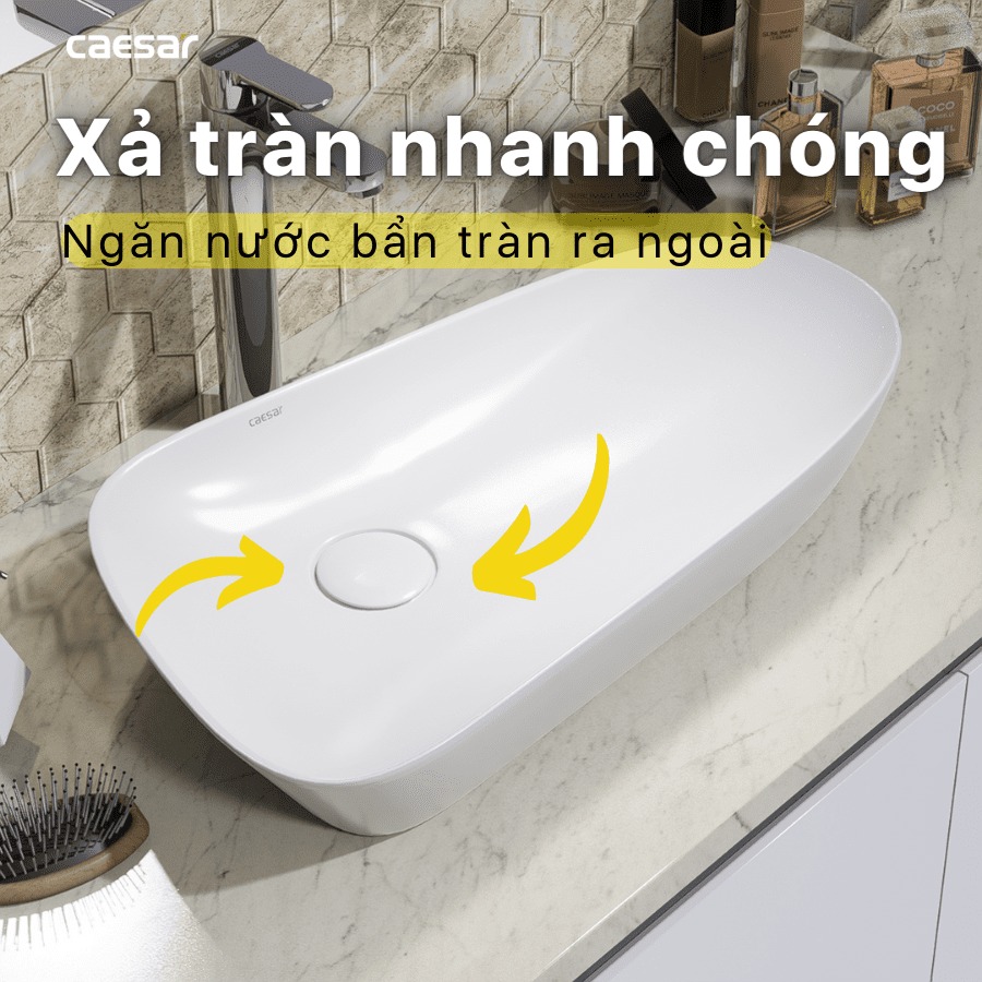 Chậu lavabo đặt bàn Caesar LF5260