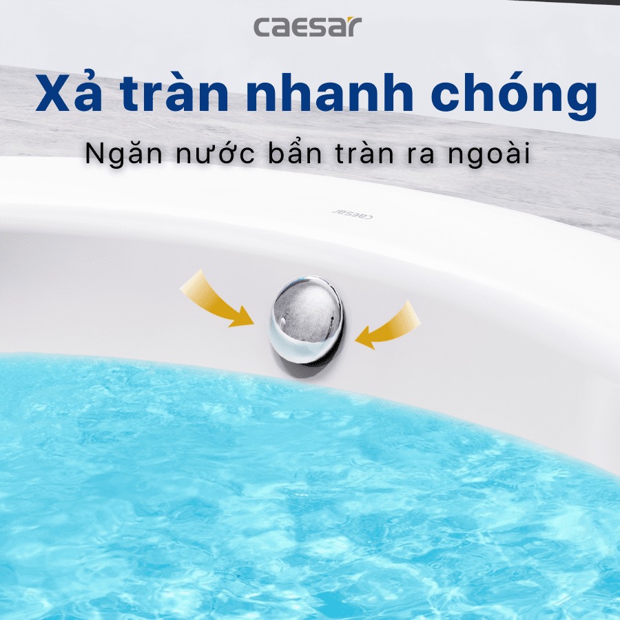 Chậu lavabo dương vành Caesar L5018