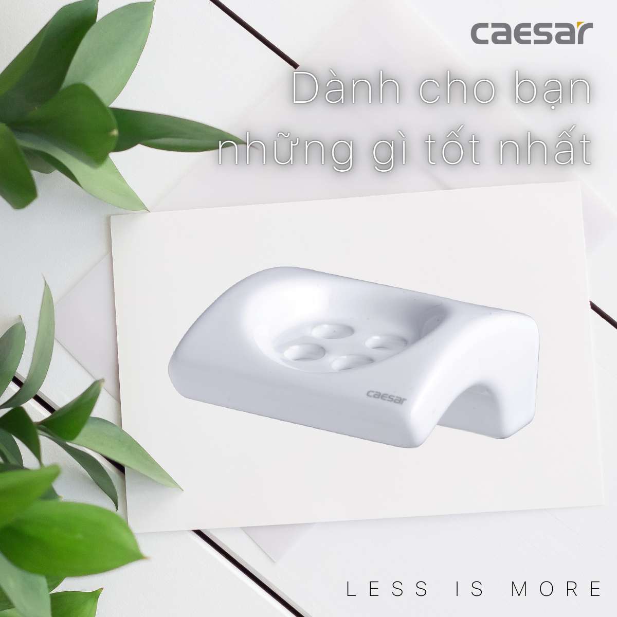 Kệ để bàn chải răng sứ Caesar Q943