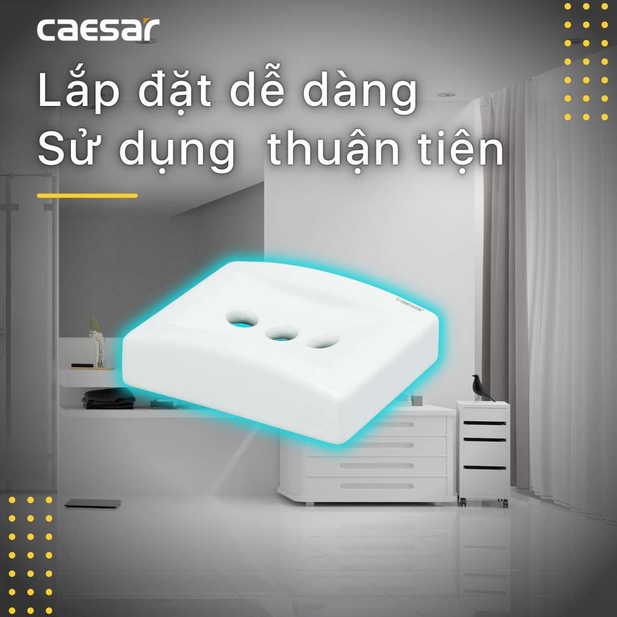Giá đựng bàn chải răng Caesar Q993