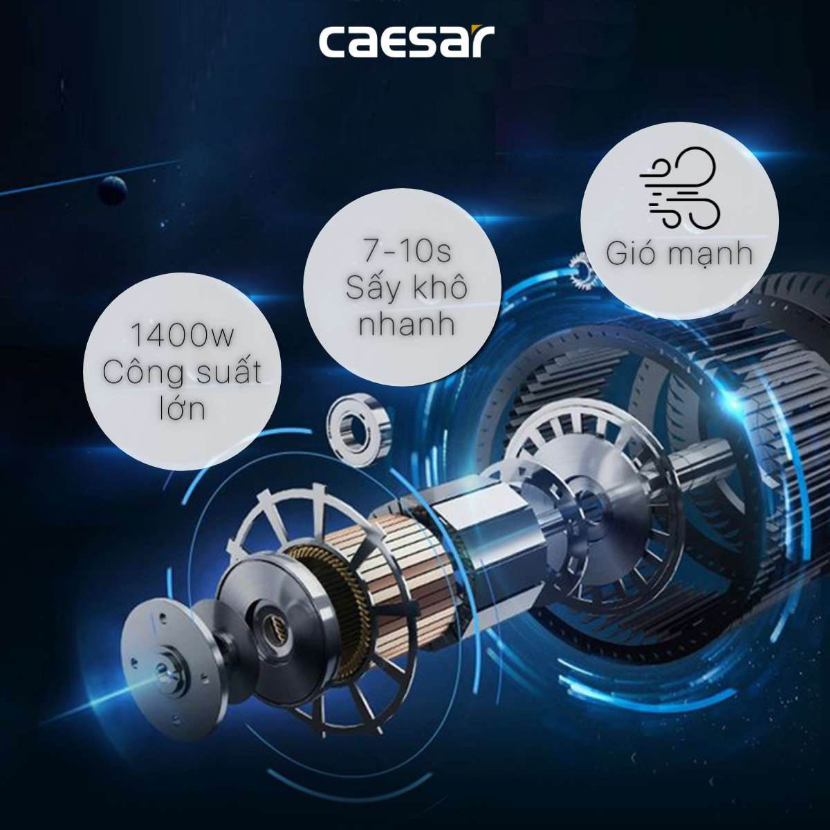 Máy sấy tay Caesar A801