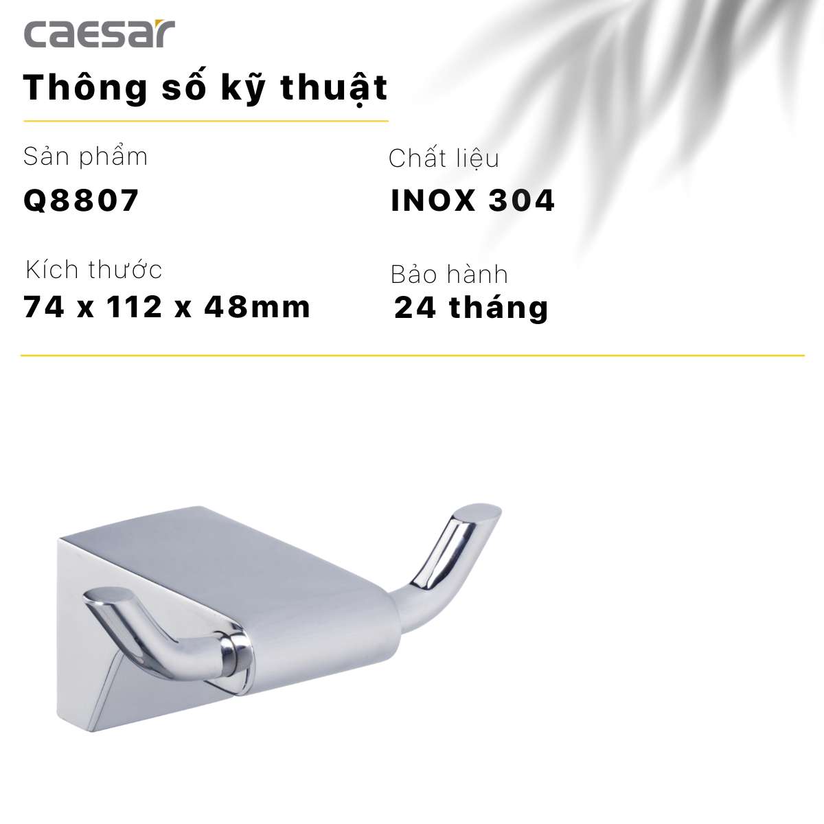 Móc áo Caesar Q8807