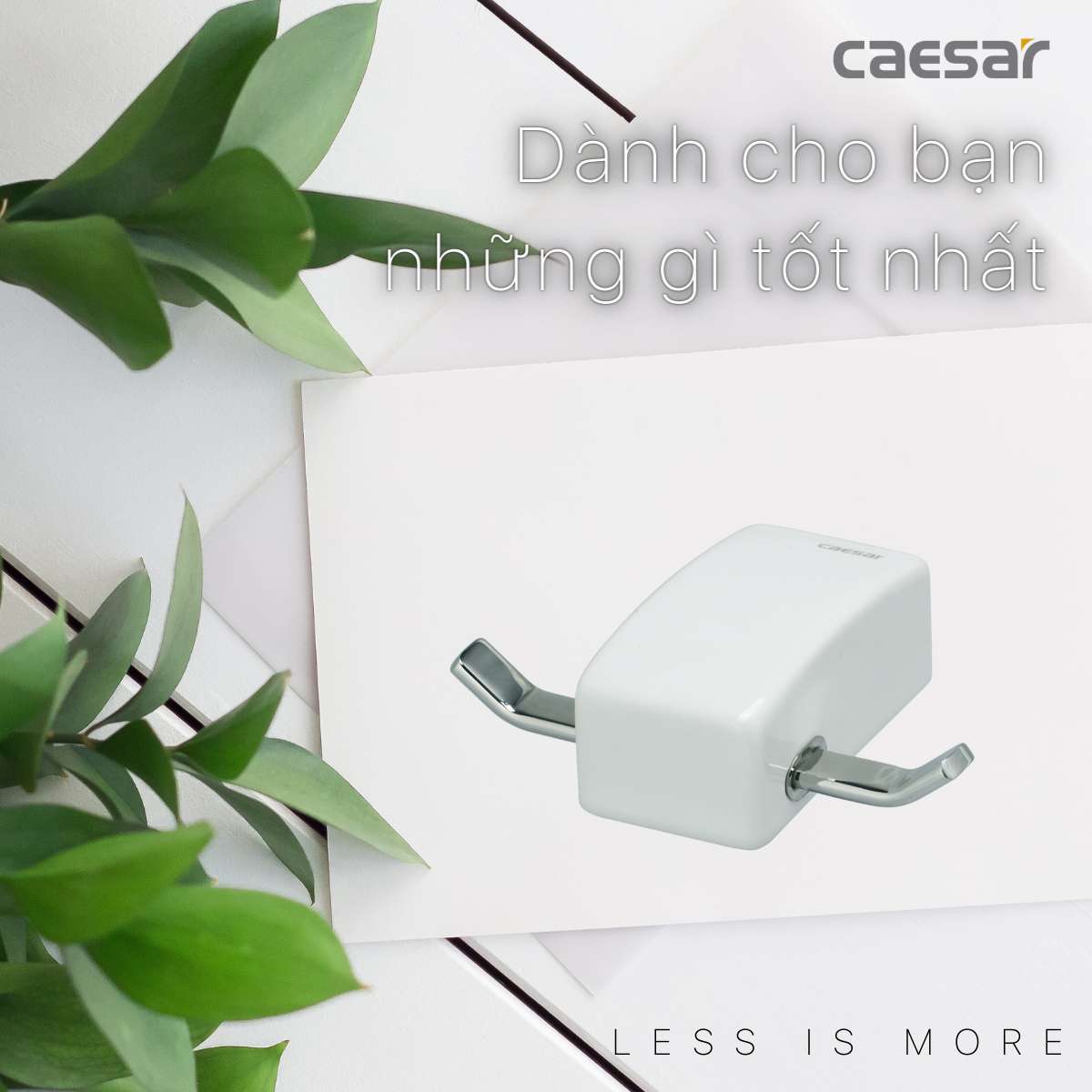 Móc áo đôi Caesar Q997