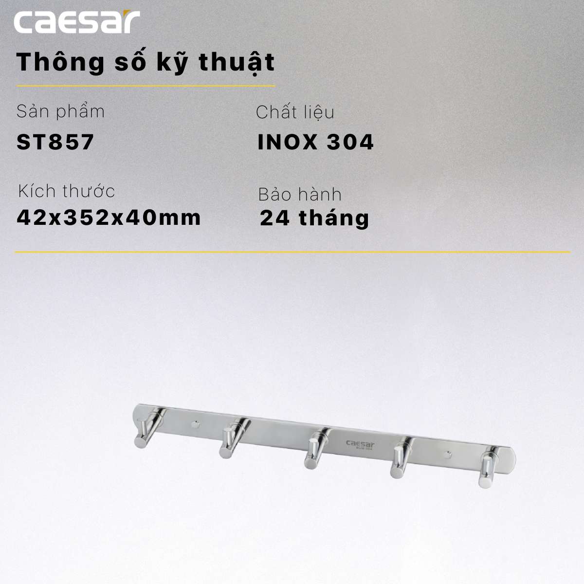 Móc áo Caesar ST857