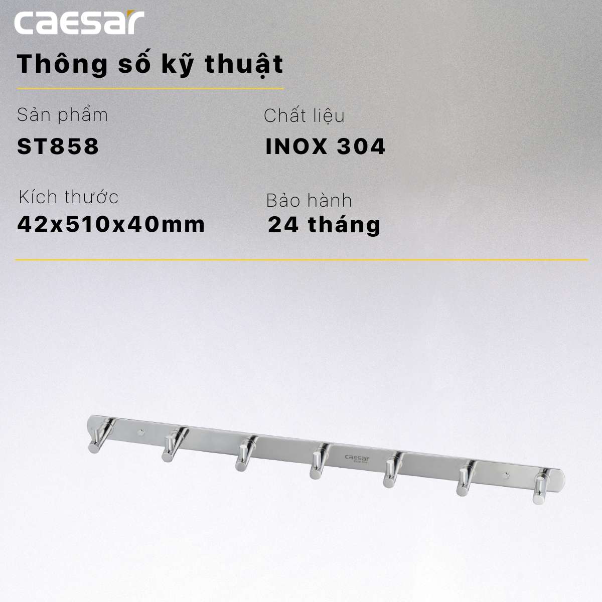 Móc áo Caesar ST858