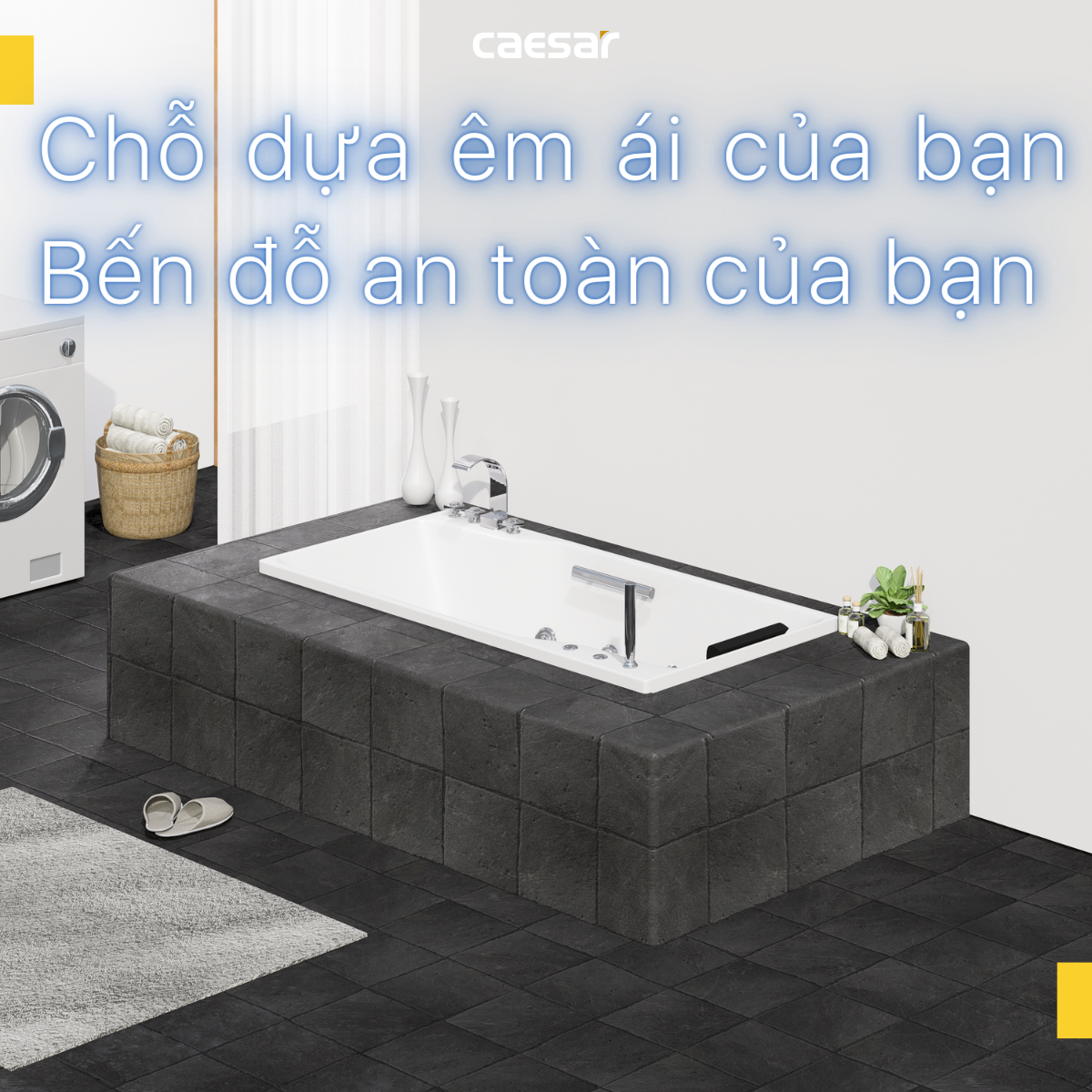 Bồn tắm massage Caesar MT0870