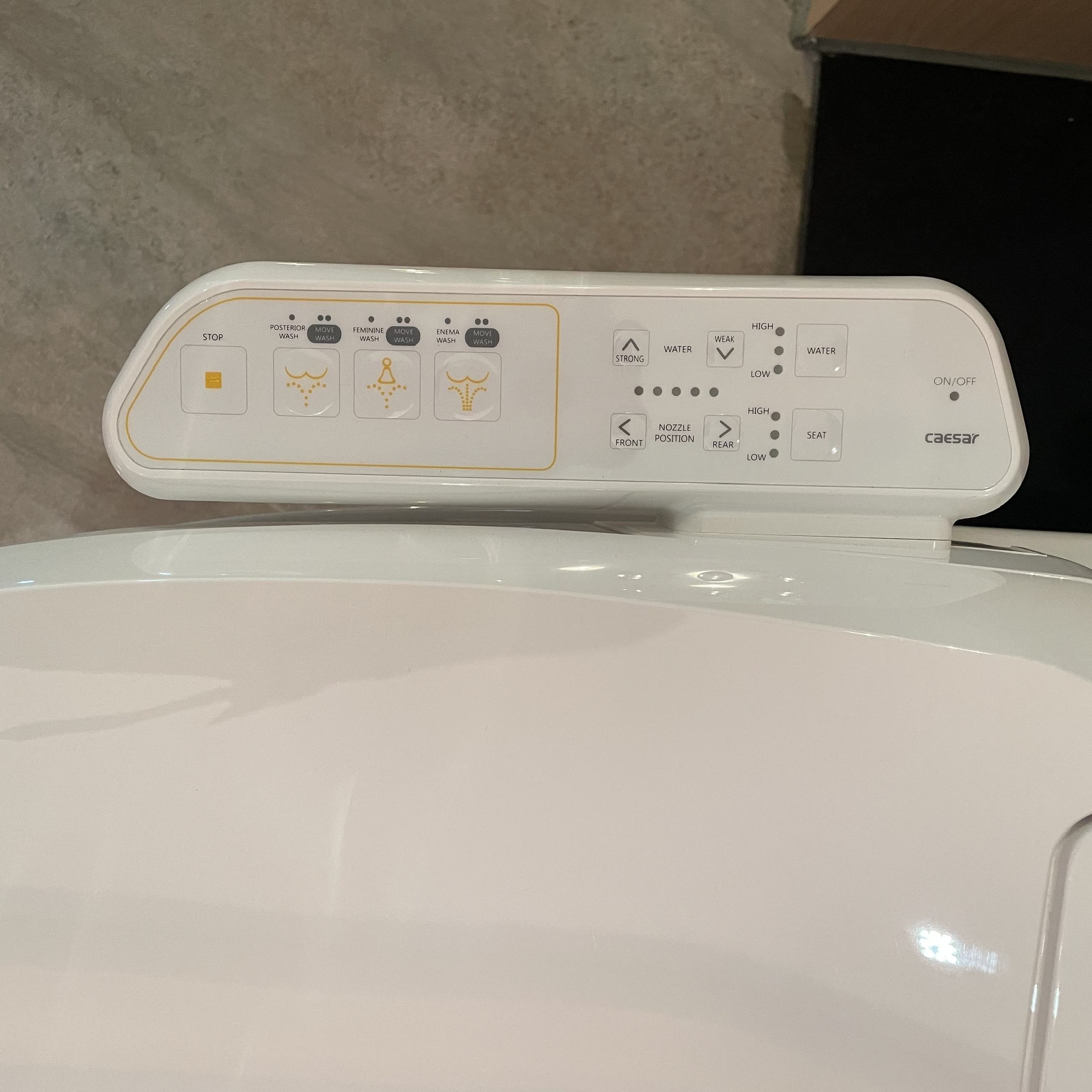 Nắp rửa điện tử Caesar TAF400H (TAF400H-PW)