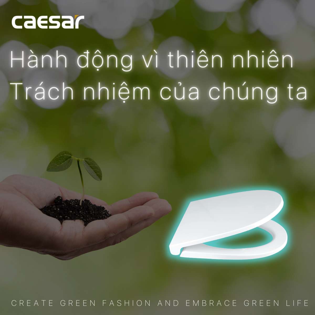 Nắp bồn cầu đóng êm Caesar MU235