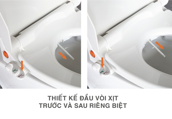 Nắp bồn cầu rửa cơ Caesar TAF050