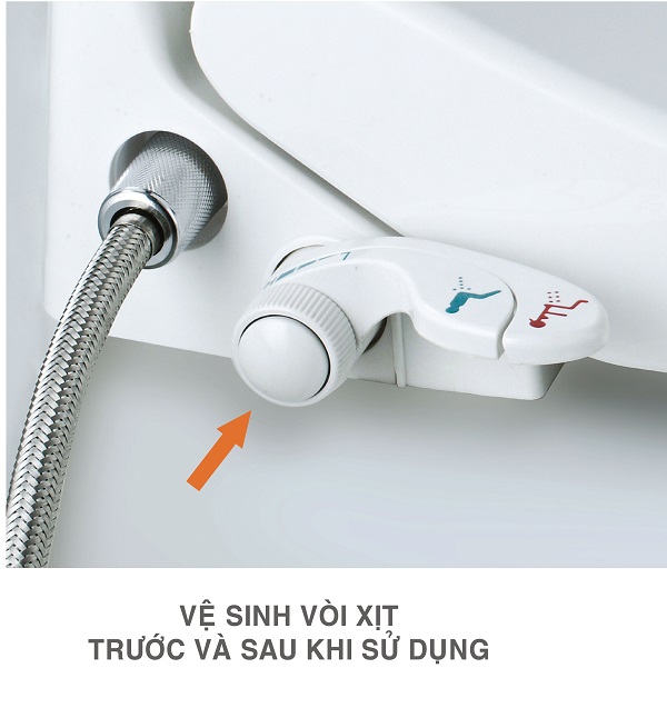 Nắp bồn cầu rửa cơ Caesar TAF050