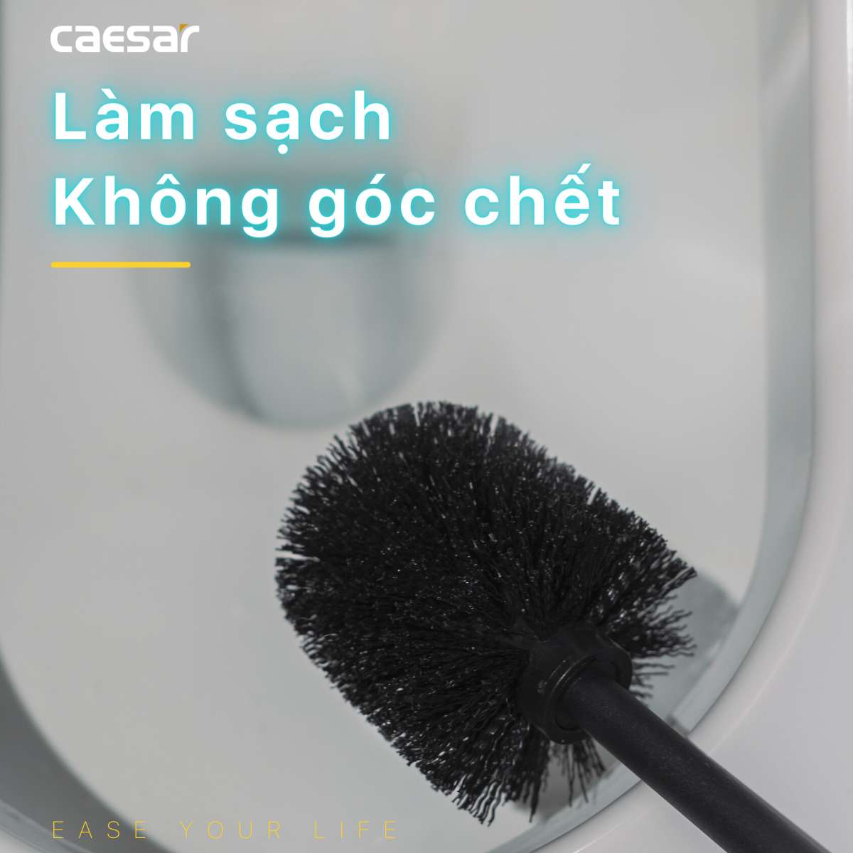 Cọ vệ sinh bồn cầu Caesar Q6308B