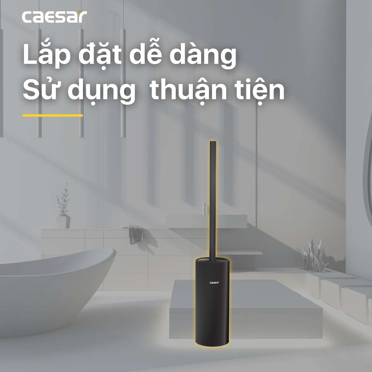 Cọ vệ sinh bồn cầu Caesar Q6308B