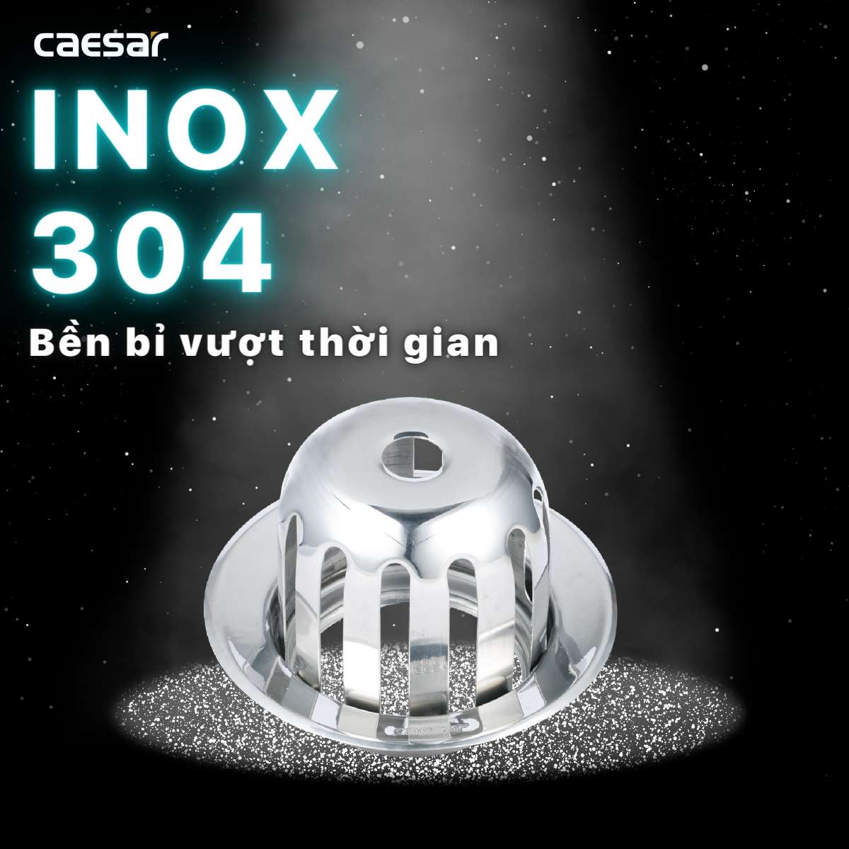 Cầu chắn rác 115x115mm Caesar F2323A