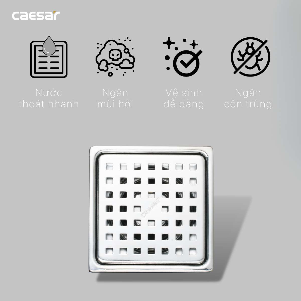 Phễu thoát sàn Caesar ST1010B