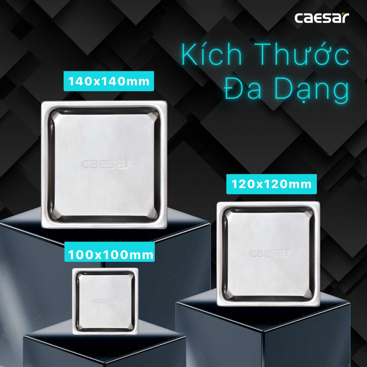 Phễu thoát sàn Caesar ST1010E