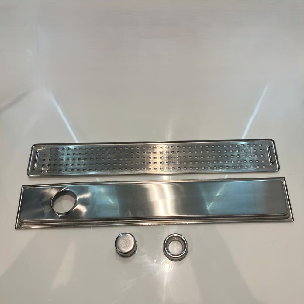 Phễu thoát sàn dài 10x60cm ø60 Caesar ST1060B