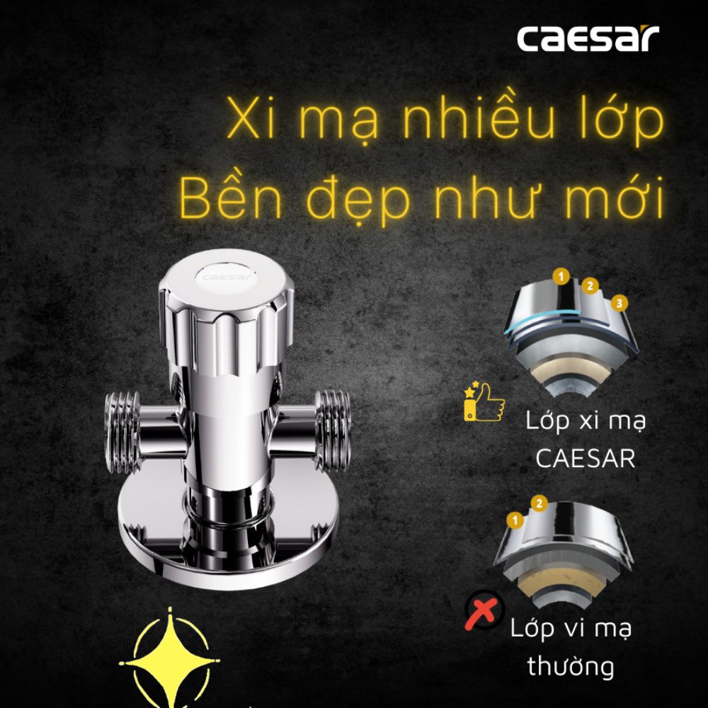 Van khóa nước chữ T Caesar BF428