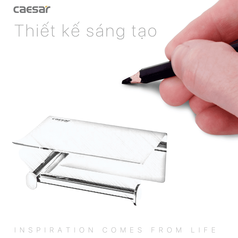 Hộp giấy vệ sinh Caesar ST804V